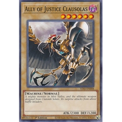 [ Bài Yugioh Chính Hãng ] Ally of Justice Clausolas - STAS-EN008 - Common
