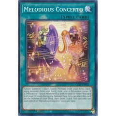 [ Bài Yugioh Chính Hãng ] Melodious Concerto - LEDE-EN056 - Common 1st Edition