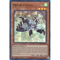 [ Bài Yugioh Chính Hãng ] Dream Cicada - BLCR-EN028 - Ultra Rare 1st Edition