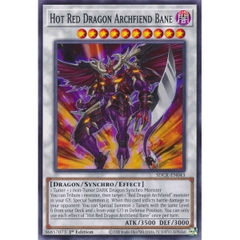 [ Bài Yugioh Chính Hãng ] Hot Red Dragon Archfiend Bane - SDCK-EN043 - Common 1st Edition