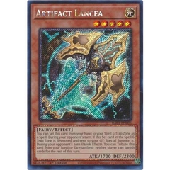 [ Bài Yugioh Chính Hãng ]Artifact Lancea - RA01-EN006 - Platinum Secret Rar