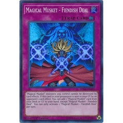 [ Bài Yugioh Chính Hãng ] Magical Musket - Fiendish Deal - SPWA-EN027 - Super Rare 1st Edition