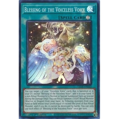 [ Bài Yugioh Chính Hãng ] Blessing of the Voiceless Voice - LEDE-EN062 - Super Rare 1st Edition