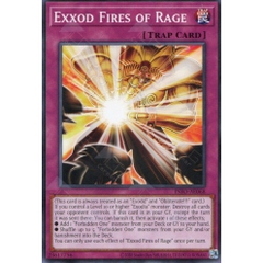 [ Bài Yugioh Chính Hãng ] INFO-AE068 Exxod Fires of Rage - Common