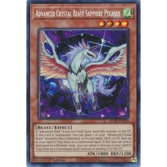 [ Bài Yugioh Chính Hãng ] Advanced Crystal Beast Sapphire Pegasus - BLCR-EN016 - Secret Rare 1st Edition