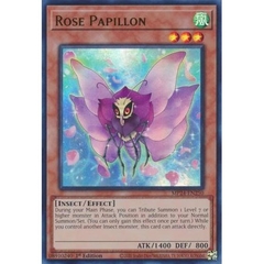 [ Bài Yugioh Chính Hãng ] Rose Papillon - MP24-EN250 - Ultra Rare 1st Edition