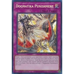 [ Bài Yugioh Chính Hãng ] Dogmatika Punishment - RA01-EN076 - Secret Rare