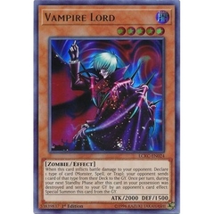 [ Bài Yugioh Chính Hãng ] Vampire Lord - LCKC-EN024 - Ultra Rare 1st Edition