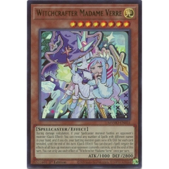 [Thẻ Bài Yugioh Chính Hãng] Witchcrafter Madame Verre (chibi art) - MAMO-EN031 - Ultra Rare