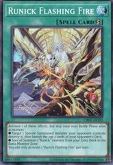 [ Bài Yugioh Chính Hãng ] CR01-AE155 Runick Flashing Fire (SR)