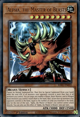 [ Bài Yugioh Chính Hãng ] Alpha, the Master of Beasts - RA01-EN022 - Ultra Rare