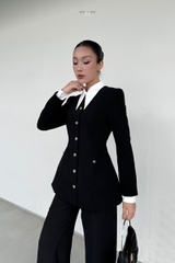 ÁO KHOÁC BLAZER CỔ TRÒN CÔNG SỞ NỮ LADIES MIEN STORE
