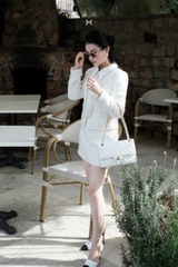MIEN STORE CHÂN VÁY DÁNG NGẮN CHỮ A CHẤT DẠ SARAH WOMEN