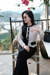 MIEN STORE ÁO KHOÁC NỮ MÙA ĐÔNG CHẤT DẠ FLORA WOMEN