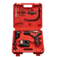 Máy Khoan Vặn Vít Oshima KP12SD-K Đỏ Pin Lithium
