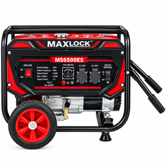 Máy Phát Điện 7.5KW Chạy Xăng Maxlock MS9500ES Có Đề