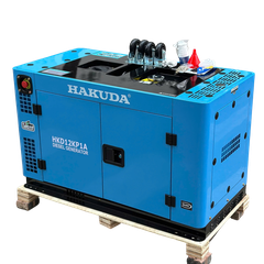 Máy Phát Điện 12Kw Chạy Dầu HKD12KP1A Hakuda Siêu Êm
