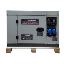 Máy Phát Điện Chạy Dầu 9KW Toshima T100E