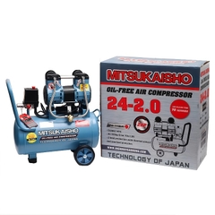 Máy Nén Khí Không Dầu Mitsukaisho 2HP 24L