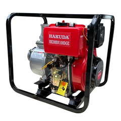 Máy Bơm Nước Chạy Dầu 6.6KW Hakuda HKDMBN100DGE Có Đề
