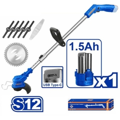 Máy Cắt Cỏ Dùng Pin Lithium 12V Wadfow WGTS512