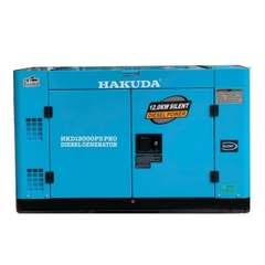 Máy Phát Điện 12Kw Chạy Dầu Hakuda HKD12000P3 PRO 3Pha Siêu Cách Âm