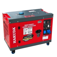 Máy Phát Điện 7Kw Dầu Hakuda HKD7000P1