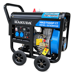 Máy Phát Điện Chạy Dầu Hakuda 7KW HKD7500P1T
