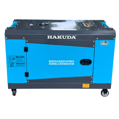 Máy Phát Điện Chạy Dầu 15KW Hakuda HKD15KP1PRO Siêu Cách Âm