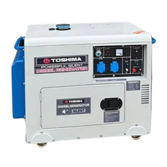 Máy Phát Điện Chạy Dầu Toshima 5KW T6800ETK Đề Nổ