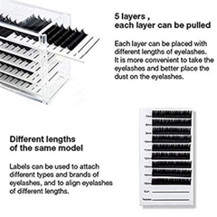Tủ/ kệ mica để pallet line lông mi siêu tiện lợi, bảo quản lông mi nối sạch và không bị nhiễm ẩm
