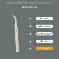 Các loại nhíp classic, nhíp tách, nhíp gắp mi chùm, nhíp mi makeup