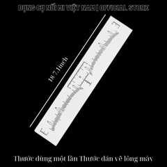 Thước dán vẽ chân mày (10 tấm)