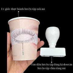 Con dấu để luyện tập nối mi, nối mi douyin, nối mi 1 nhíp, dạy học viên, phân chia tầng mi