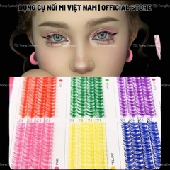 Lông mi Chùm Màu - Cluster Color Lashes, nhiều màu mix size 10-16mm.