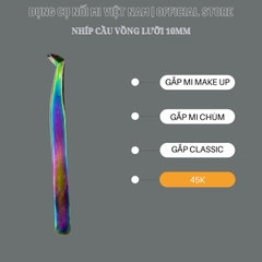 Các loại nhíp classic, nhíp tách, nhíp gắp mi chùm, nhíp mi makeup