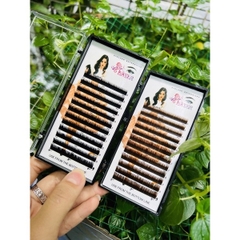 {New}Lông mi Dưới màu đen và nâu 0.07 0.10 mix 6-9mm dùng nối mi dưới, mi siêu tự nhiên, mi Baby hoặc nối chân mày