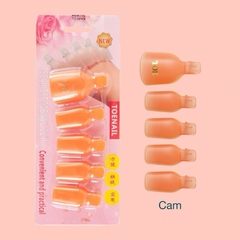 Kẹp ủ tháo gel móng chân - Bộ 5 kẹp nhựa bền chắc chuyên dụng cho nail, làm móng