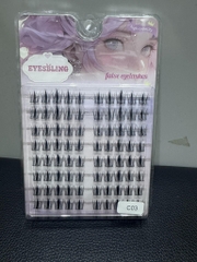 Mi chùm cluster Anime, mi cụm makeup truyền thống không có keo dưới gốc