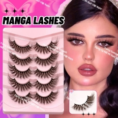 Lông mi Strip Lashes hot trend ( Natural False Eyelashes Cat Eye Lashes Strips Invisible Band Fake Mink Strip Lash Wispy Thin Clear Band Cateye Eye Lash Pack Full Volume Medium Length 8-18mm)
