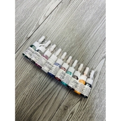 Bánh xe màu sắc/color wheel( có 10 chai màu để làm thí nghiệm)ứng dụng phun xăm, hội hoạ, thiết kế