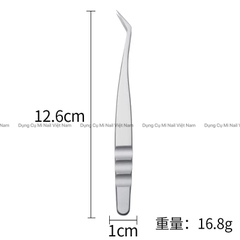 Nhíp nối mi Manhua Douyin chuẩn, phù hợp kỹ thuật Classic, Volume, Nhíp nối mi chuyên nghiệp bằng thép không gỉ, đầu cong chuẩn xác, gắp fan dễ – tách mi chuẩn,