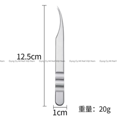 Nhíp nối mi Manhua Douyin chuẩn, phù hợp kỹ thuật Classic, Volume, Nhíp nối mi chuyên nghiệp bằng thép không gỉ, đầu cong chuẩn xác, gắp fan dễ – tách mi chuẩn,