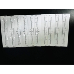 Thước dán vẽ chân mày (10 tấm)
