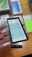 LÔNG MI TONE MÀU XANH CÁC LOẠI- COLOR LASH COLLECTION