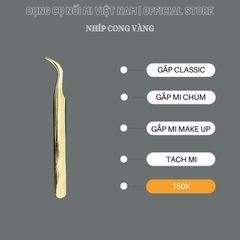 Các loại nhíp classic, nhíp tách, nhíp gắp mi chùm, nhíp mi makeup