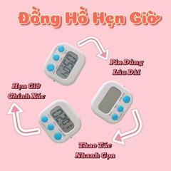 Đồng Hồ Bấm Giờ Hẹn Giờ khi uốn mi, định hình mày, browlamination,...