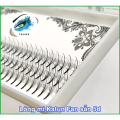 ￼Lông Mi Trụ Katun Cao Cấp - Mi Wispy 5D 7D Độ Cong C D - Mi Fan Sẵn Katun