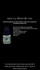 Keo nối mi mi chùm cluster Mink Lash Design không cay, rất ít cay, dùng được mi nối, ít dị ứng, thực hành tự nối mi