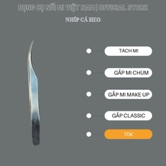 Các loại nhíp classic, nhíp tách, nhíp gắp mi chùm, nhíp mi makeup